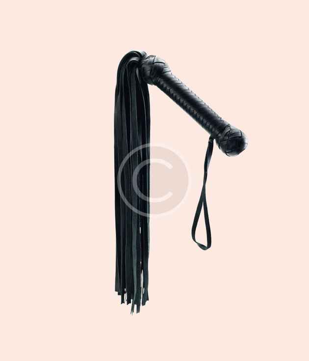 Classic leather whip